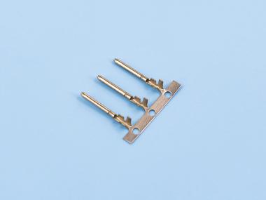 雙腳密封公端，黃銅，鍍鎳，橫帶（OG01-04）