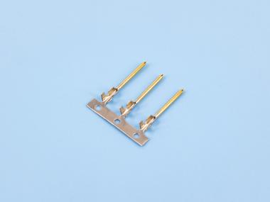 1.0雙腳密封公端，黃銅，橫帶，鍍金（OG12-01）