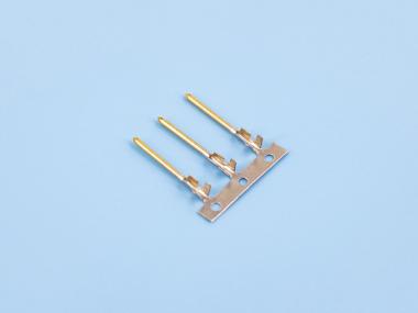 1.0雙腳密封公端，黃銅，橫帶，鍍金（OG12-01）