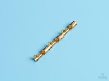 3.96子彈頭母端，黃銅，原色，直帶（OM19-02）