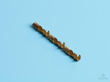 3.96子彈頭母端，黃銅，原色，直帶（OM19-02）