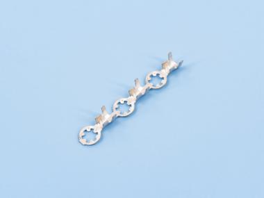 6.5-3.2太陽齒圓形端子，黃銅，霧錫，直帶（R10-03）